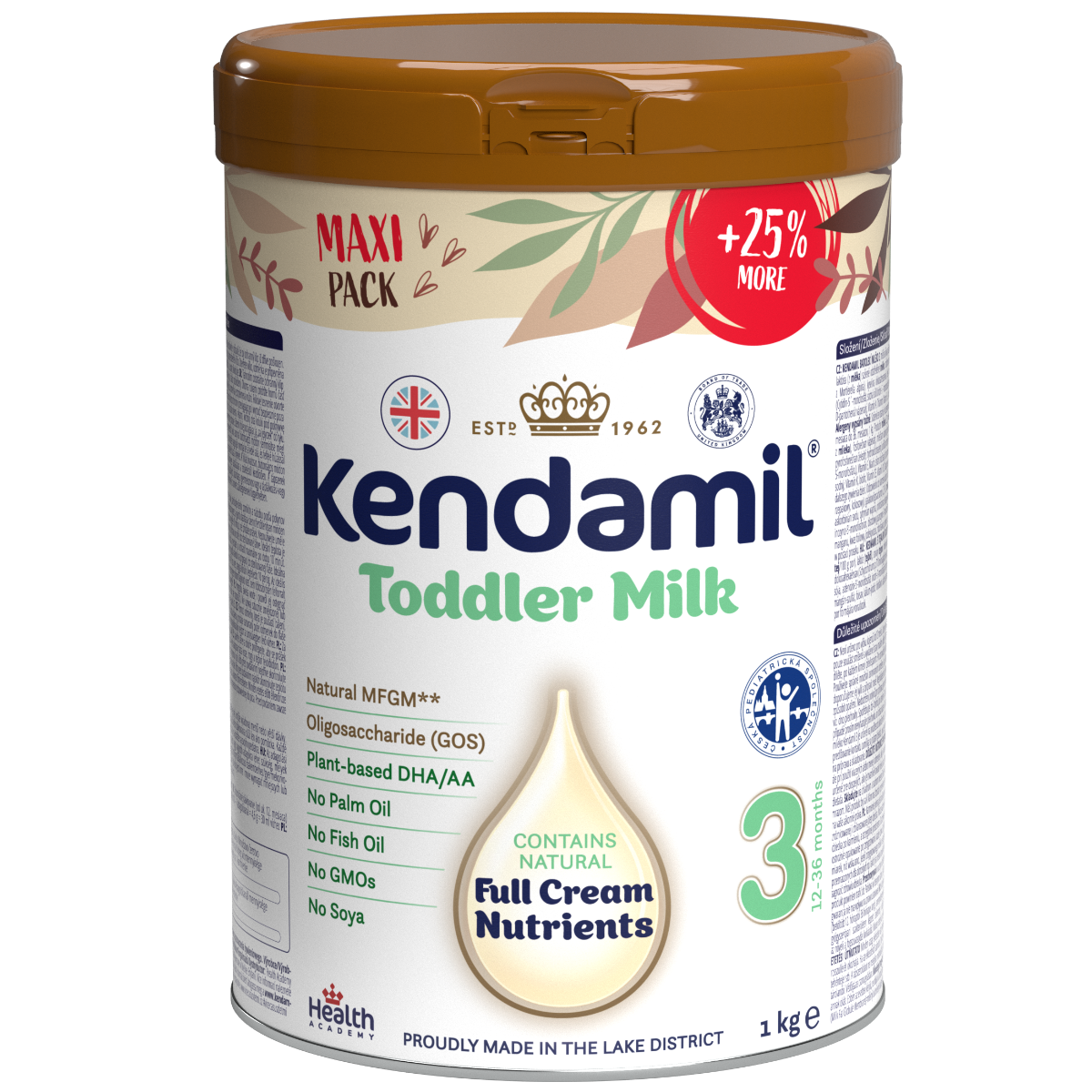 Kendamil Batolecí mléko 3 DHA+ zimní XXL balení 1 kg