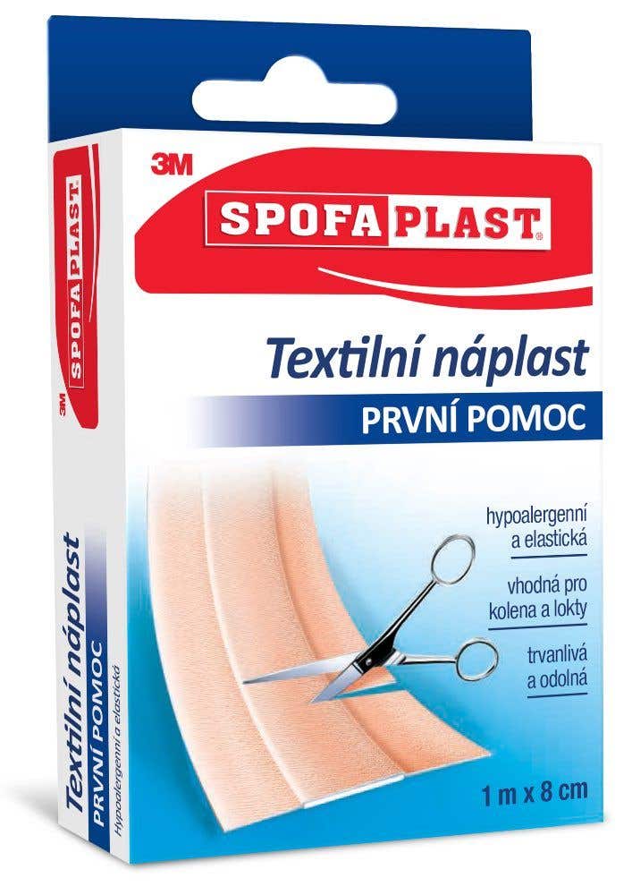 3M Spofaplast 164 Textilní elastická náplast 8 cm x 1 m