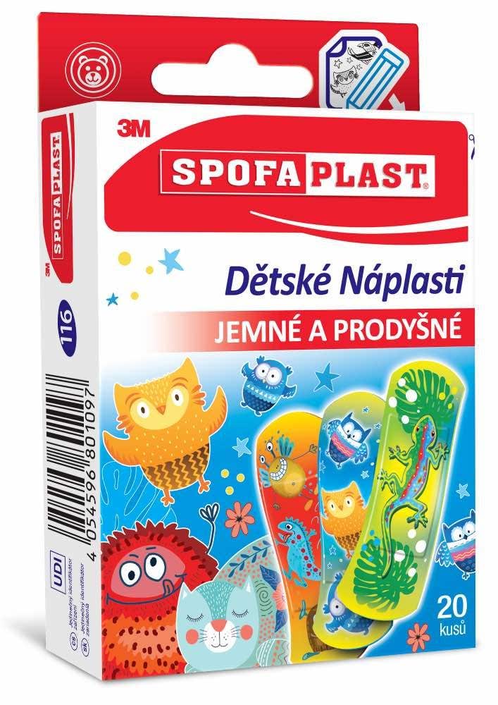 3M Spofaplast 116 Dětské náplasti - univerzální motiv, mix velikostí 20 ks