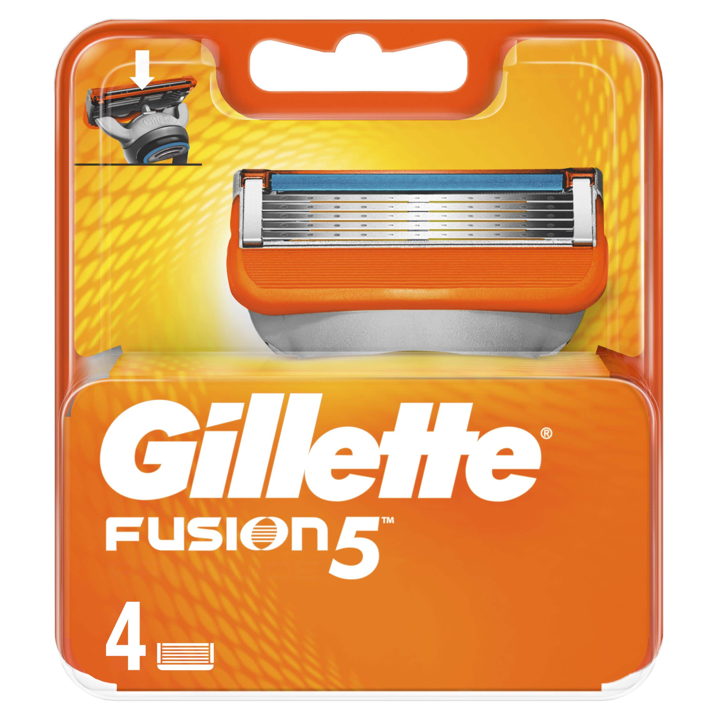 Gillette Fusion5 Manual holicí hlavice 4ks