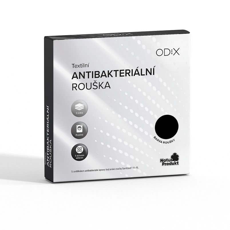Naturprodukt Látková rouška s aktivním stříbrem - černá 1 kus