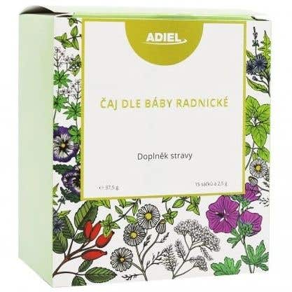 Adiel Čaj dle báby Radnické 15 sáčků