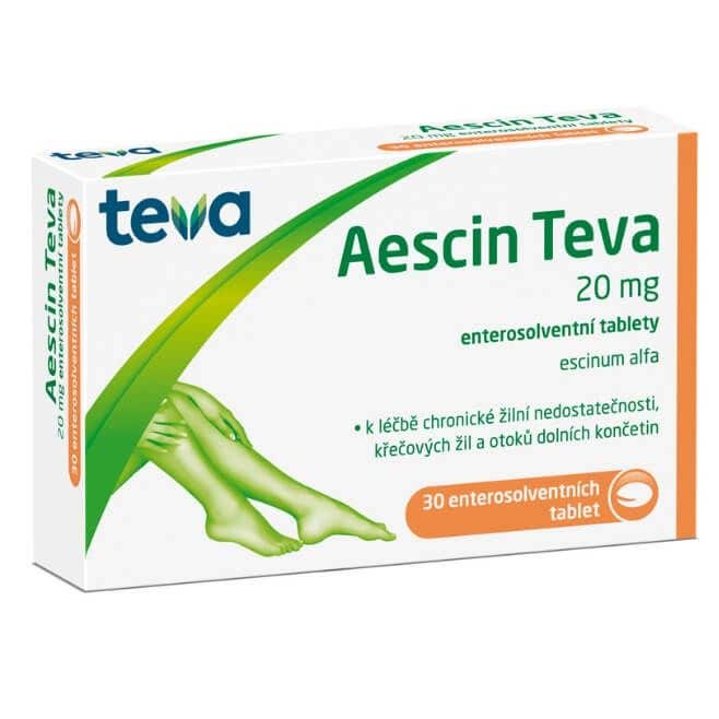 Aescin Teva 20mg 30 tablet
