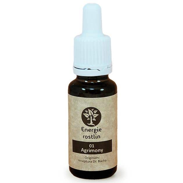 Energie rostlin Bachovy Esence 1- Agrimory Esence otevřenosti 20 ml