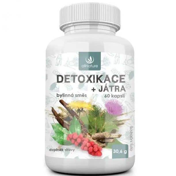 Allnature Detoxikace bylinný extrakt 60 kapslí