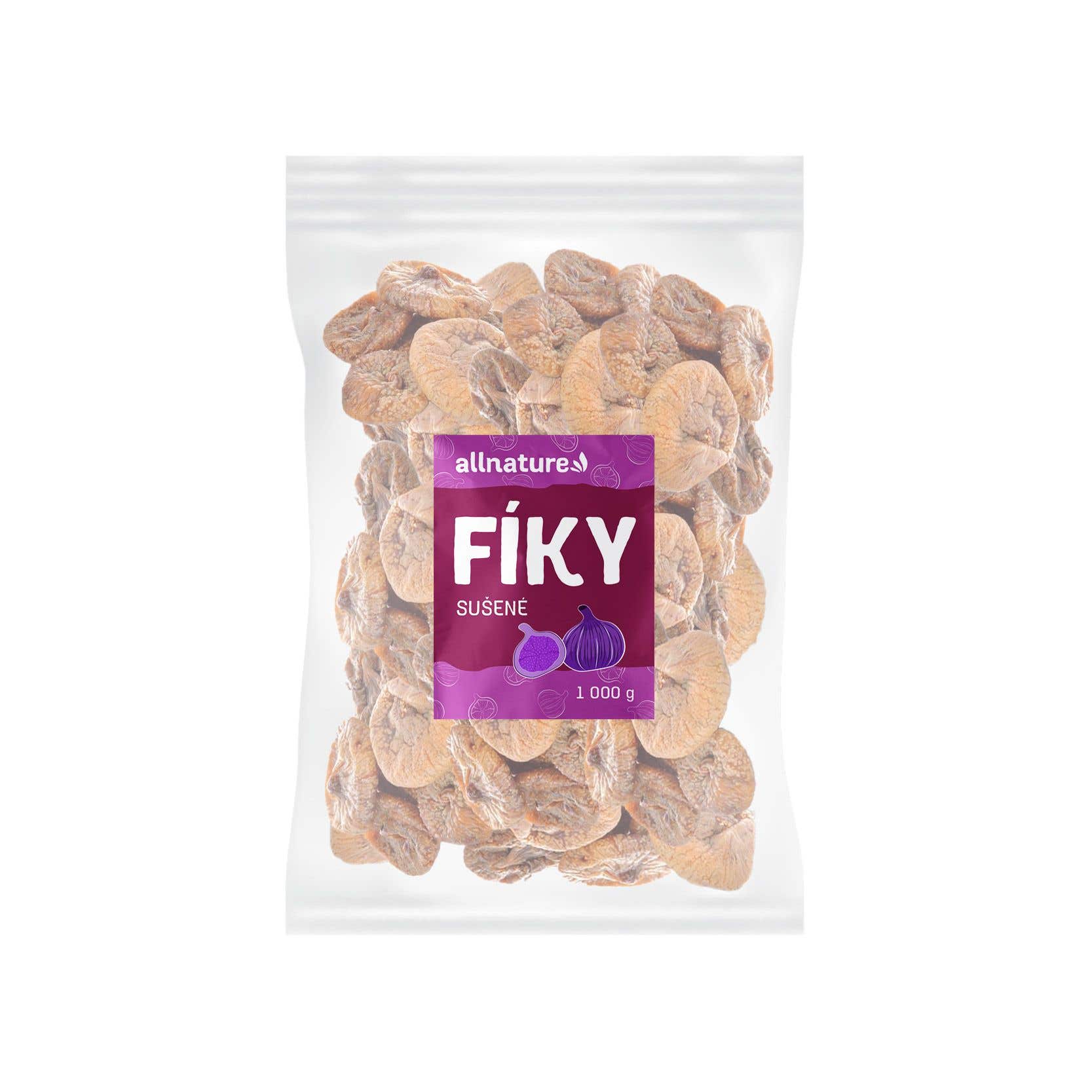 Allnature Fíky sušené natural 1000 g
