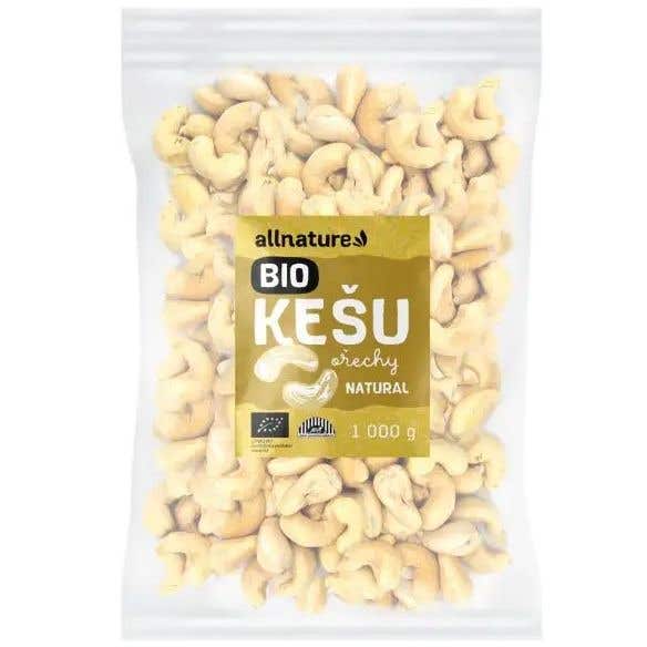Allnature Kešu jádra BIO 1000 g