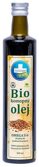 Annabis 100% BIO Konopný olej 500 ml