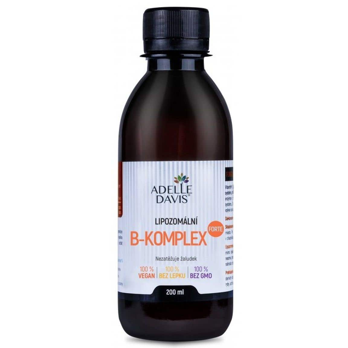 Adelle Davis Lipozomální B-komplex Forte 200 ml