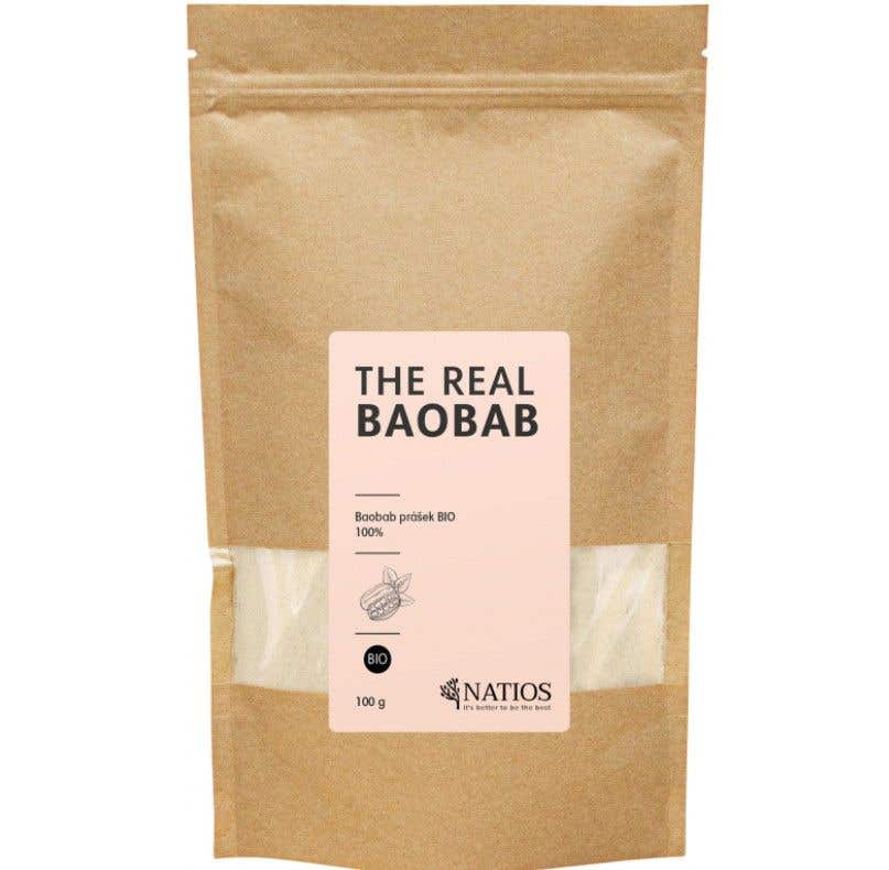 Natios Baobab prášek BIO 100 g