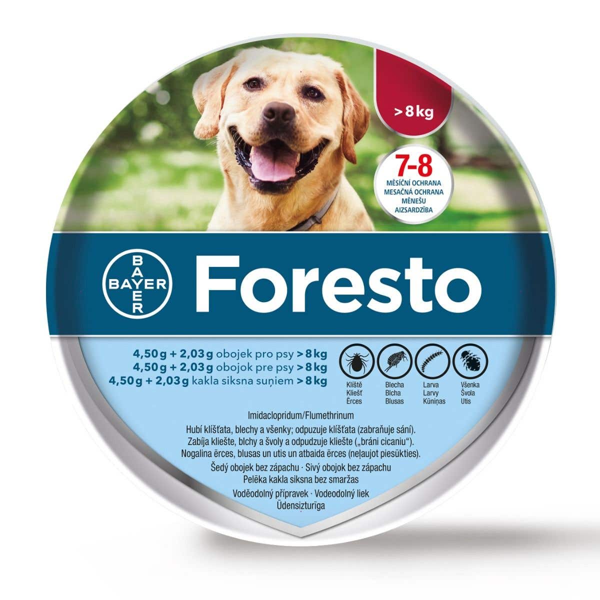 Foresto Obojok pre psov nad 8kg 70cm