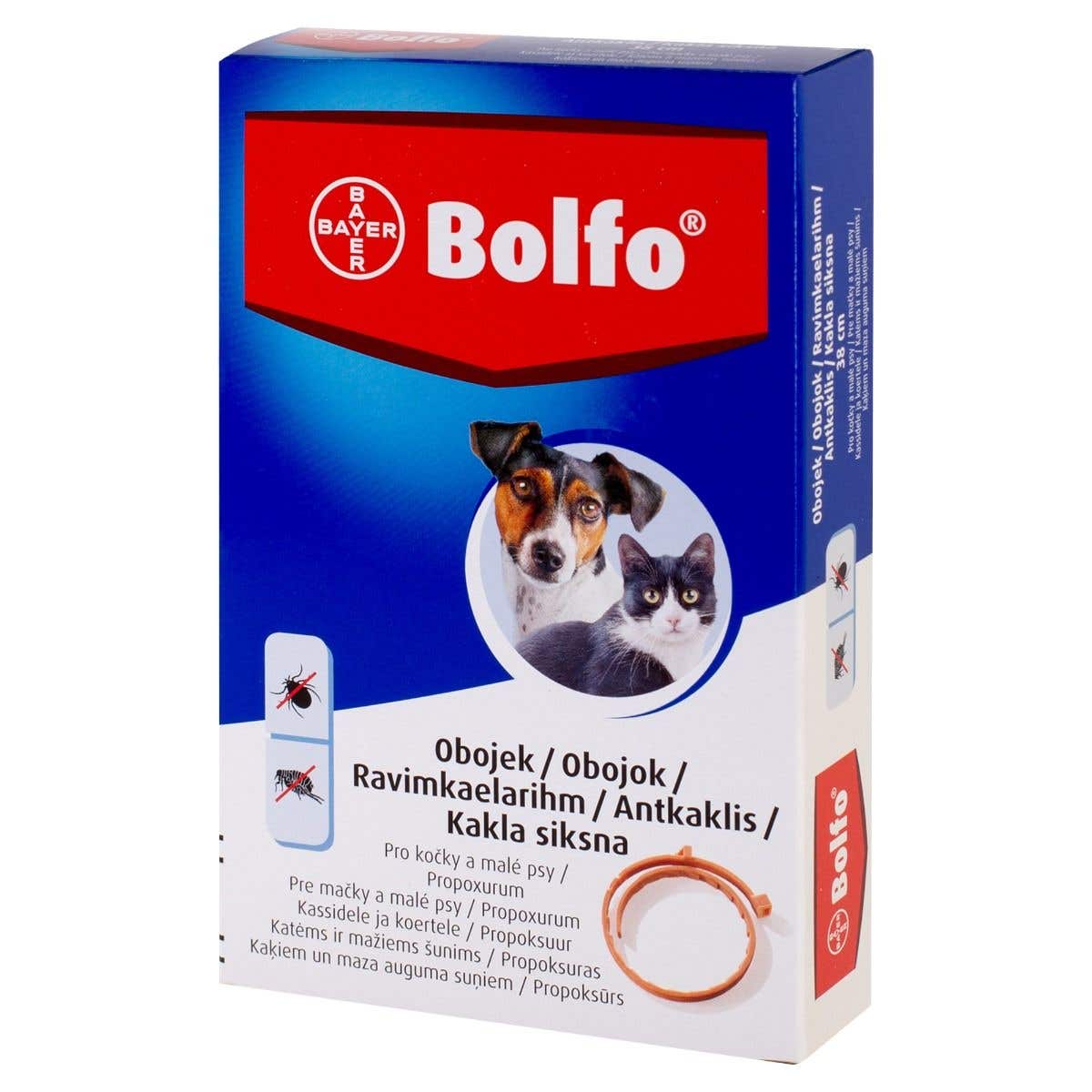 Bolfo Obojok pre mačky a malé psy 38cm, 1.234g