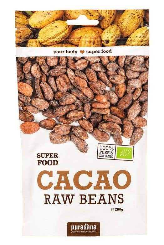 Purasana Cacao Beans - Kakaové boby BIO 200 g