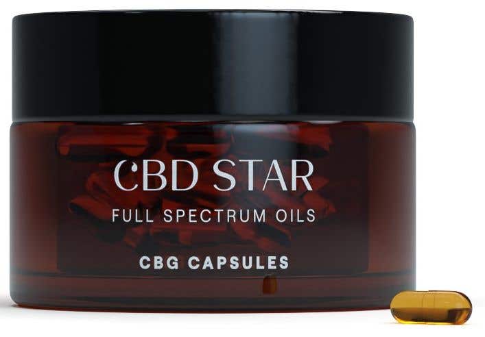 CBD Star CBG kapsle - 5% CBG 500 mg 30 kapslí