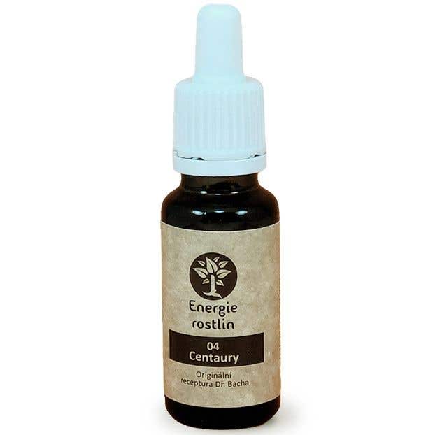 Energie rostlin Bachovy Esence 4 - Centaury Esence sebeurčení 20 ml