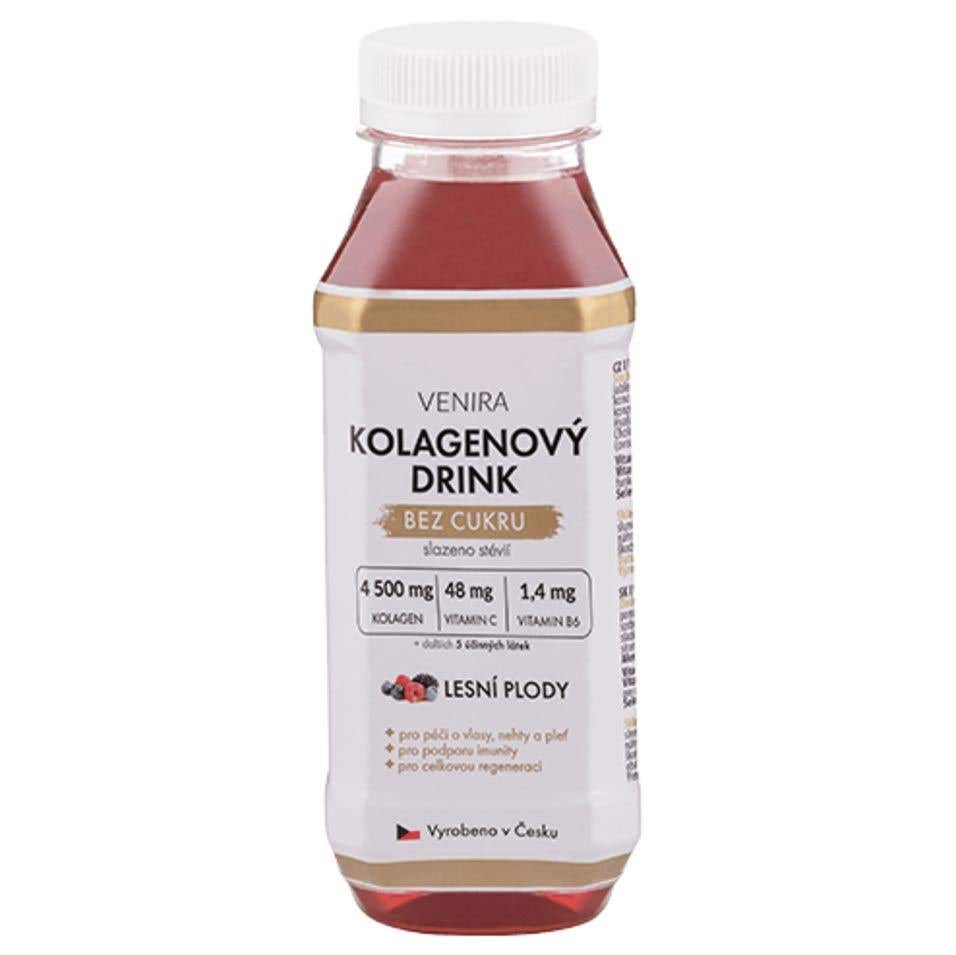 Venira Kolagenový drink pro vlasy, nehty a pleť 300 ml - lesní plody