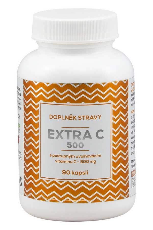 Naturvita Extra C 500 s postupným uvolňováním 90 kapslí
