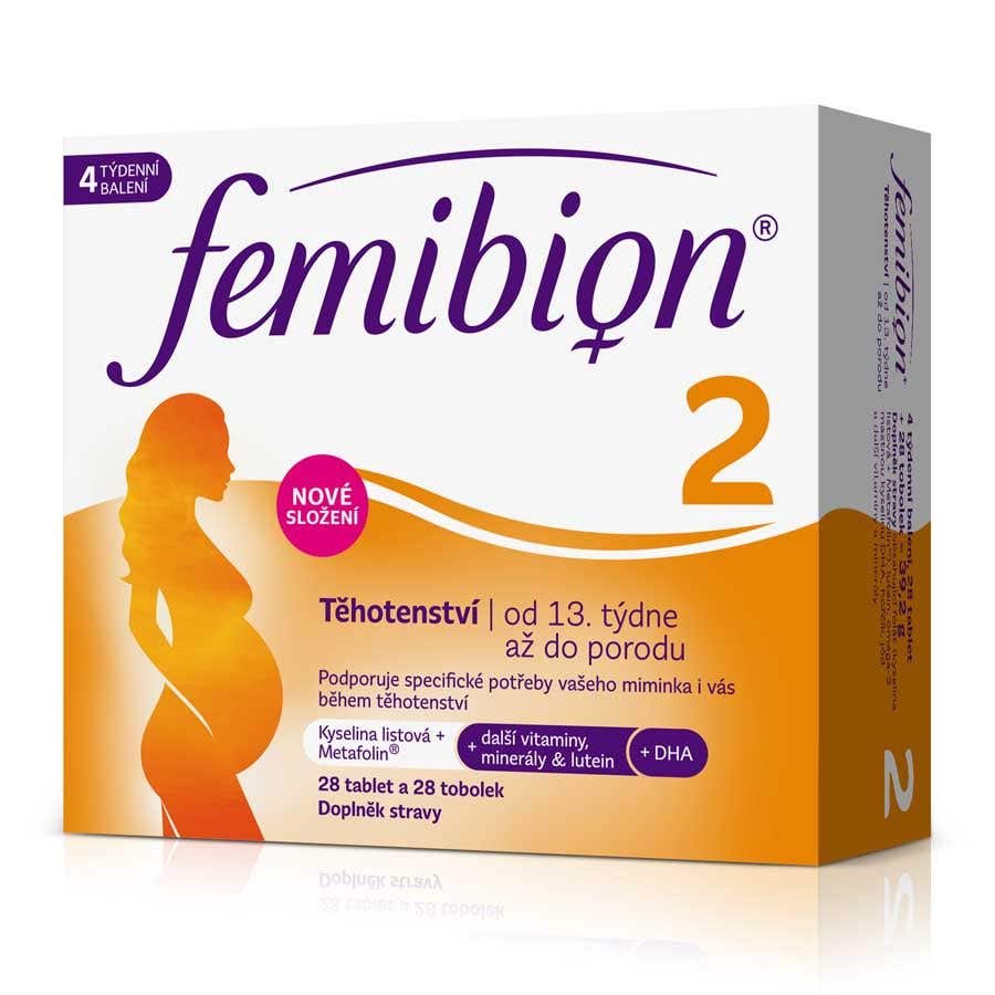 Femibion 2 Těhotenství 28 tablet + 28 tobolek