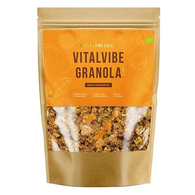 Vitalvibe Granola – Mango a Piňacolada BIO 400 g