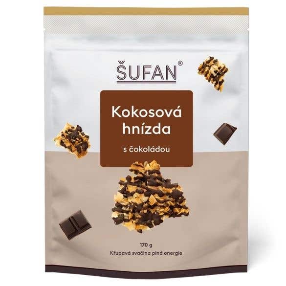 Šufan Kokosová hnízda s čokoládou 170 g
