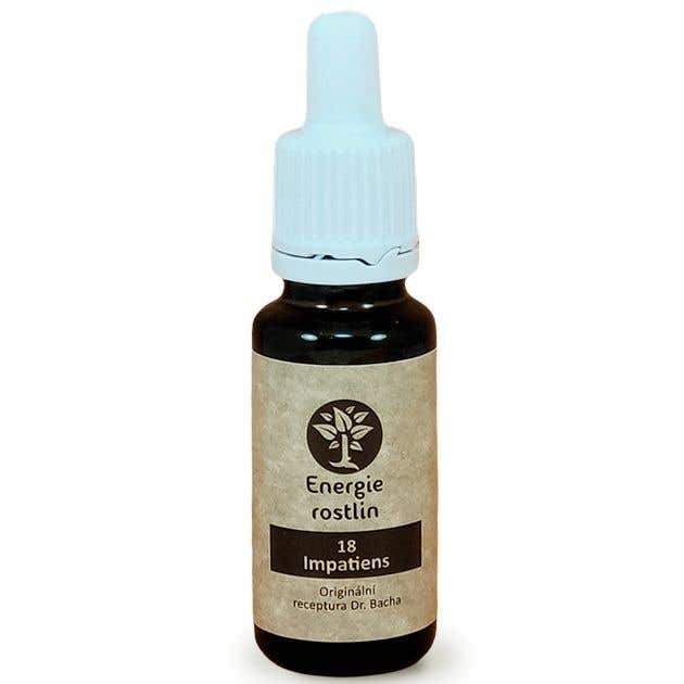 Energie rostlin Bachovy esence 18 - Impatiens Esence trpělivosti 20 ml 