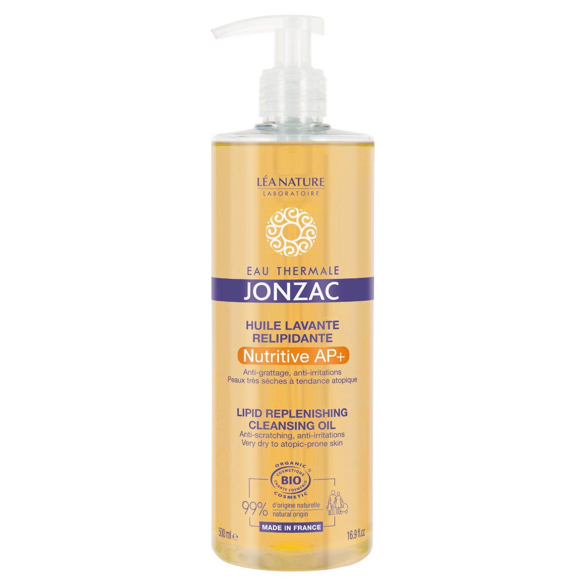 Eau Thermale Jonzac Nutritive AP+ Mycí relipidační olej BIO 500 ml