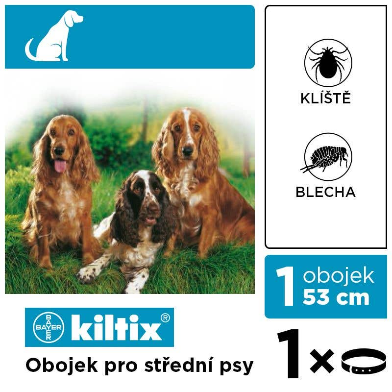 Kiltix Obojek pro střední psy 53cm
