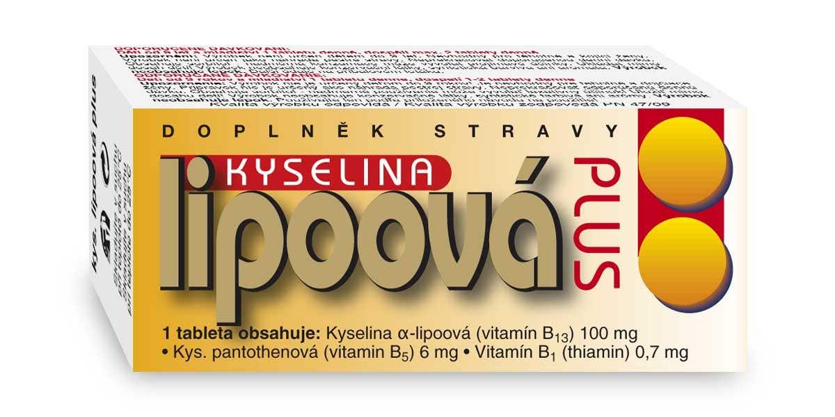 Naturvita Kyselina lipoová Plus 60 tablet