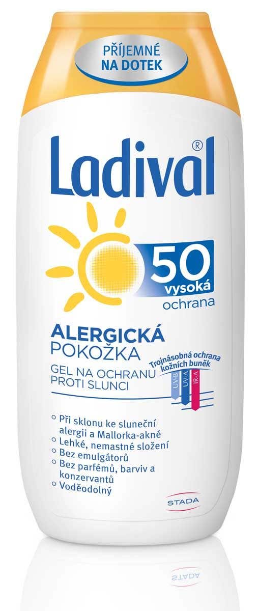Ladival opalovací gel pro alergickou pokožku OF50+ 200 ml