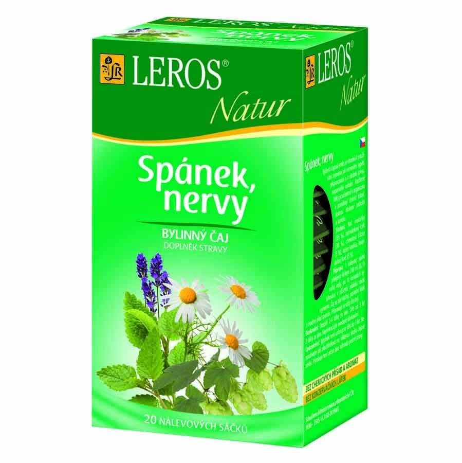 Leros Natur Spánek a nervy čaj sáčkový 20x1.3g