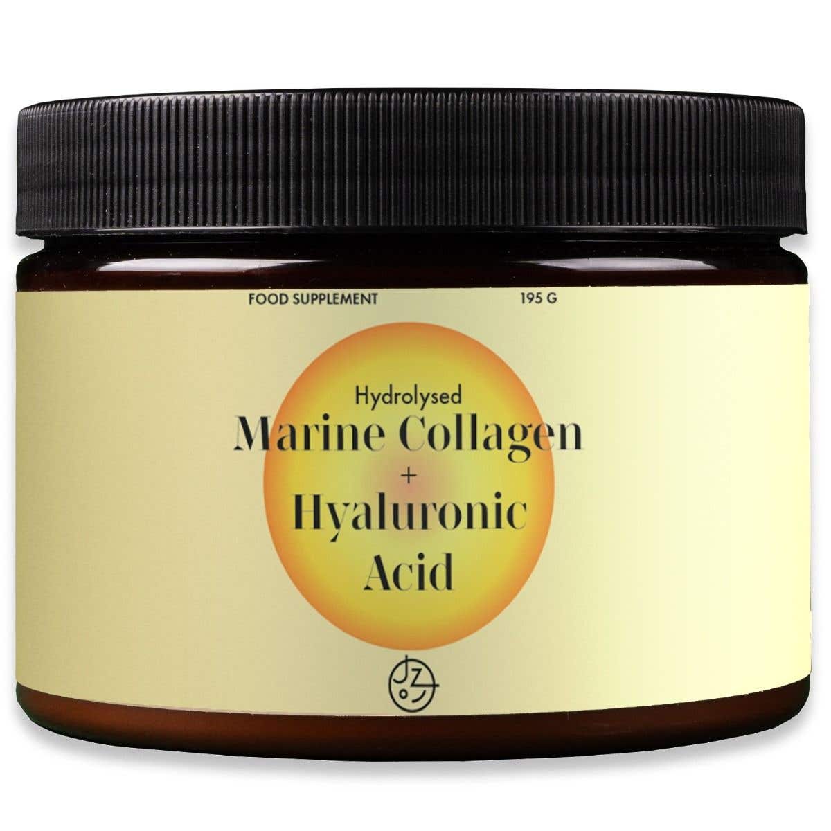 Jíme zdravě Hydrolyzovaný rybí kolagen s kyselinou hyaluronovou a vitamíny C a E - mango 195 g