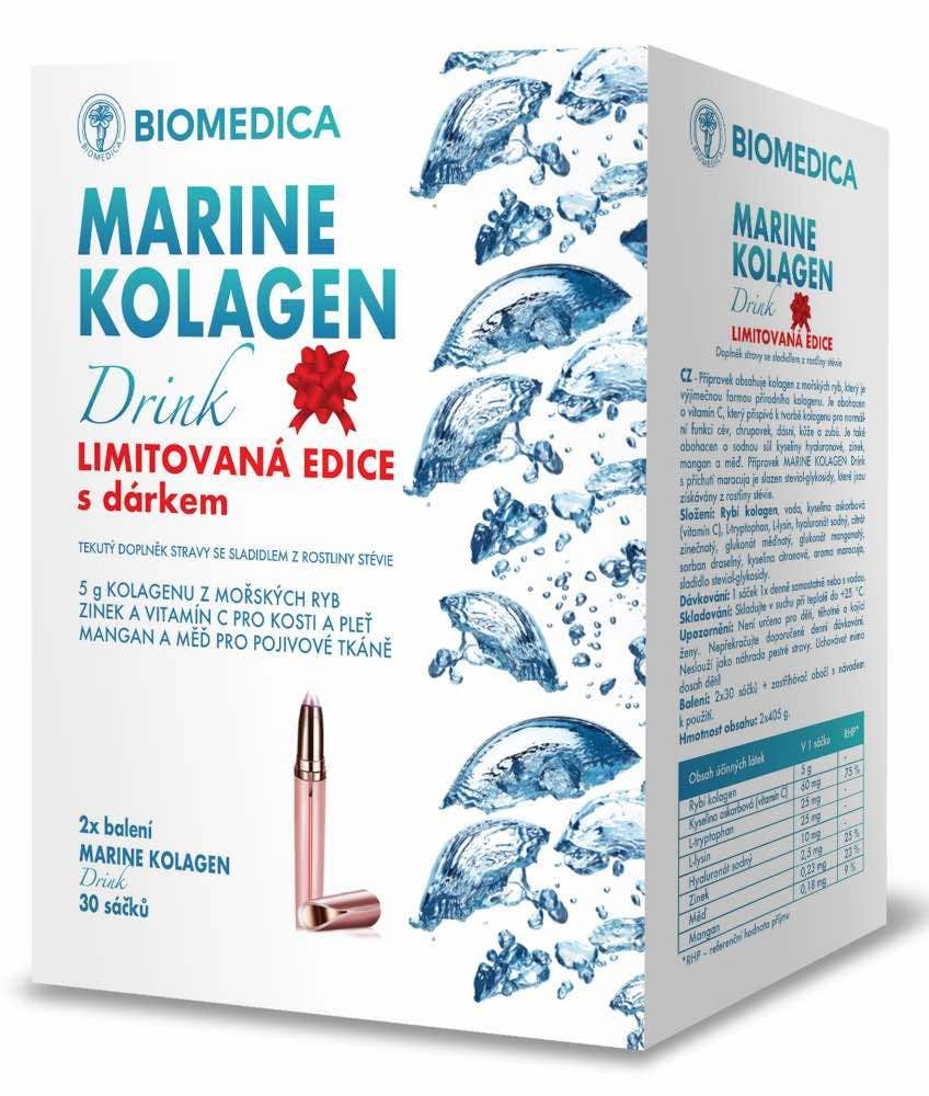 Biomedica Marine Kolagén Drink Limit 2x30 sáčkov s darčekom