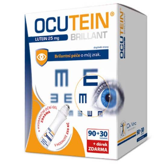Ocutein Brillant Lutein 25 mg 90 + 30 tobolek + dárek