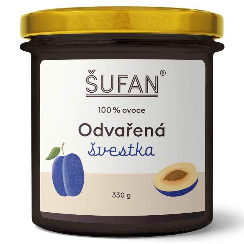 Šufan Odvařená švestka - povidla 330 g