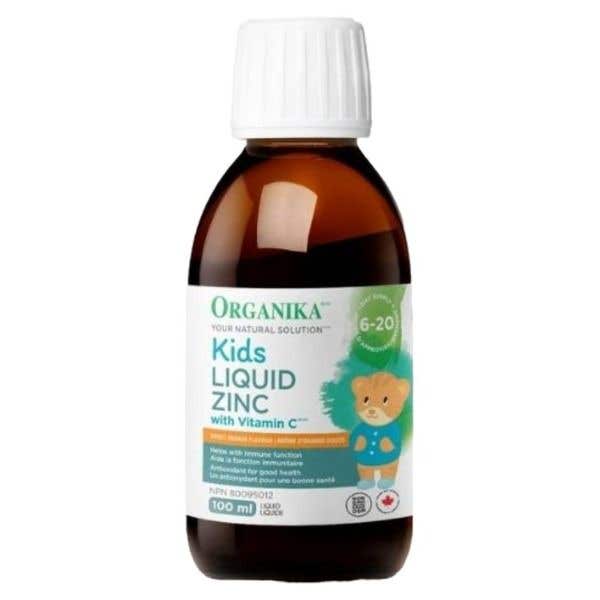 Organika Kids Tekutý zinek s vitamínem C pro děti 100 ml
