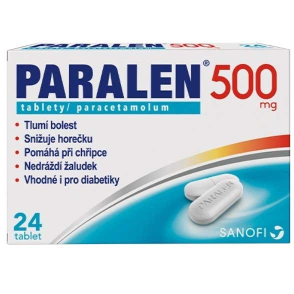 Paralen 500 mg 24 tablet