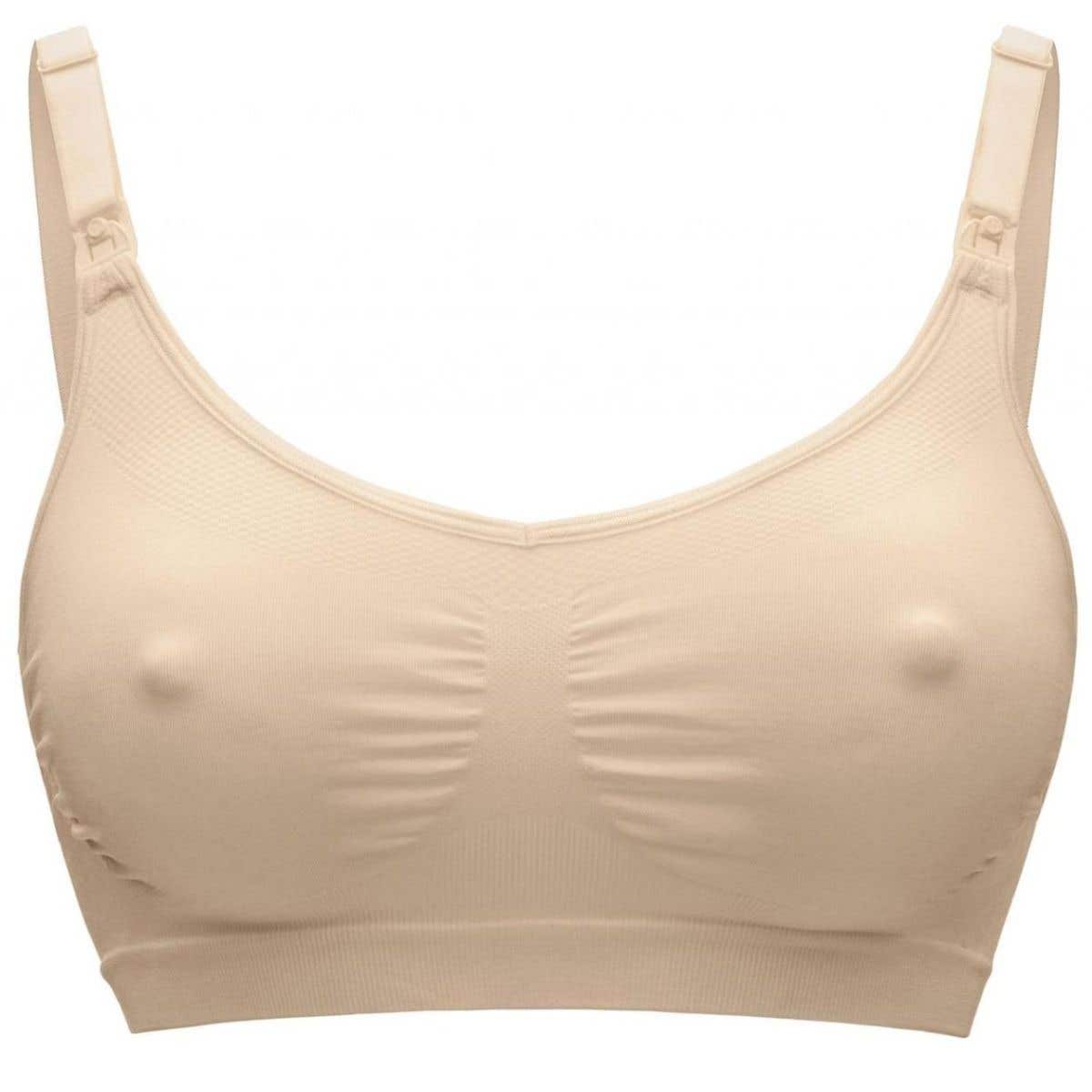 Medela Těhotenská a kojící podprsenka Keep Cool béžová velikost M
