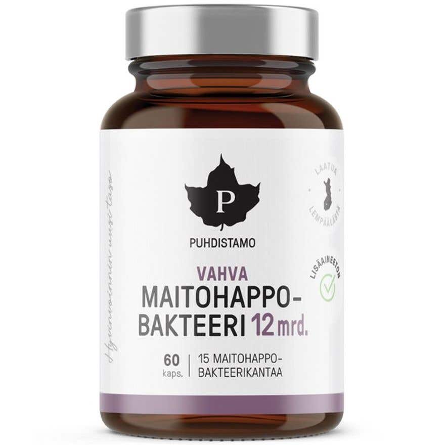 Puhdistamo Strong Lactic Acid Bacteria - Probiotika a prebiotika 60 kapslí