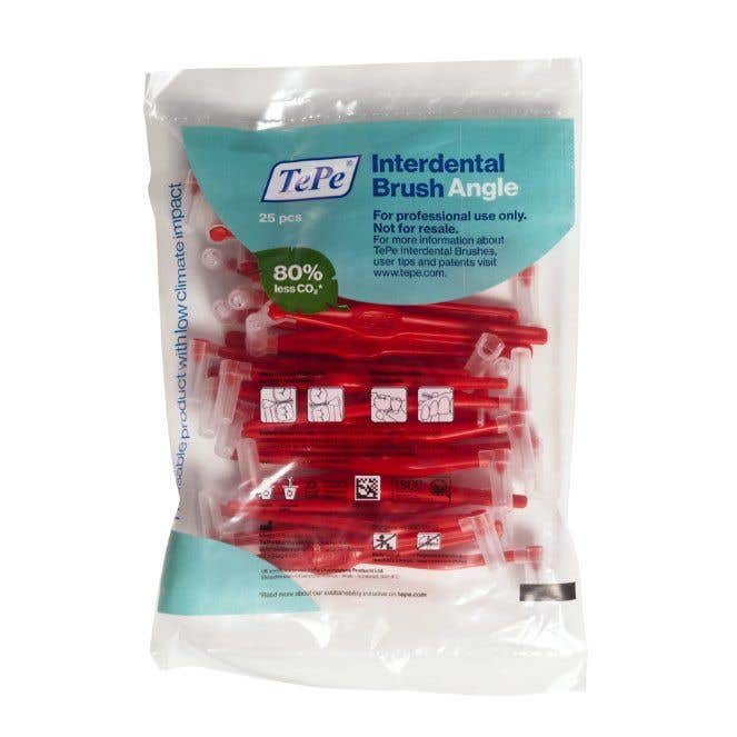 TePe Angle mezizubní kartáčky 0,5 mm červené 25 ks