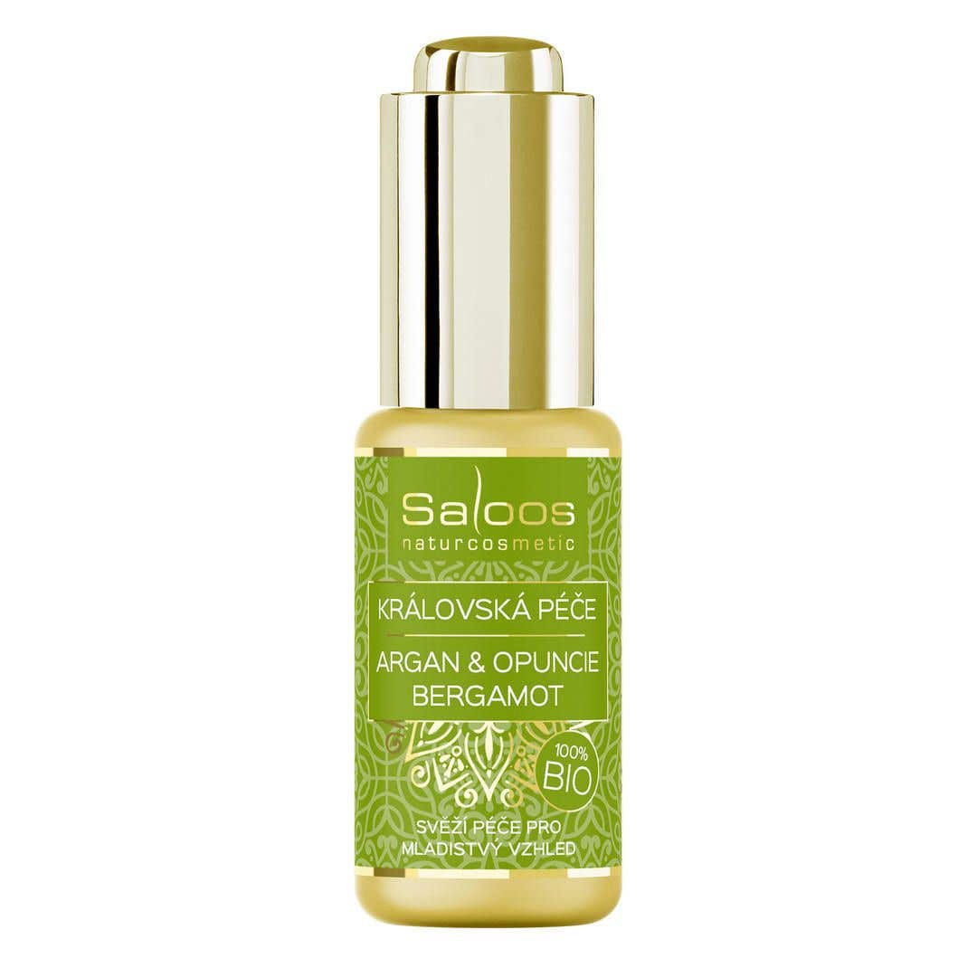 Saloos Královská péče Argan & Opuncie – Bergamot BIO 20 ml