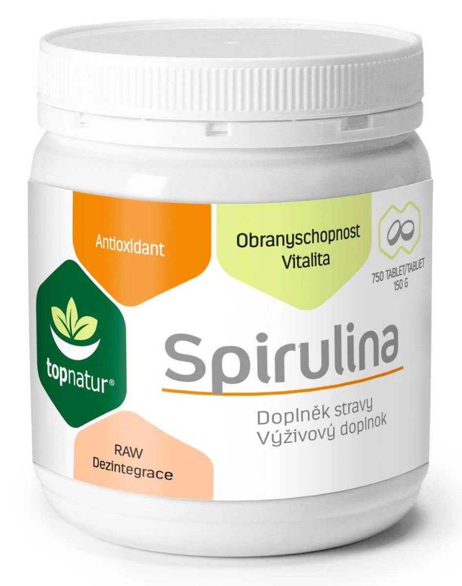 Topnatur Spirulina 200mg 750 tablet
