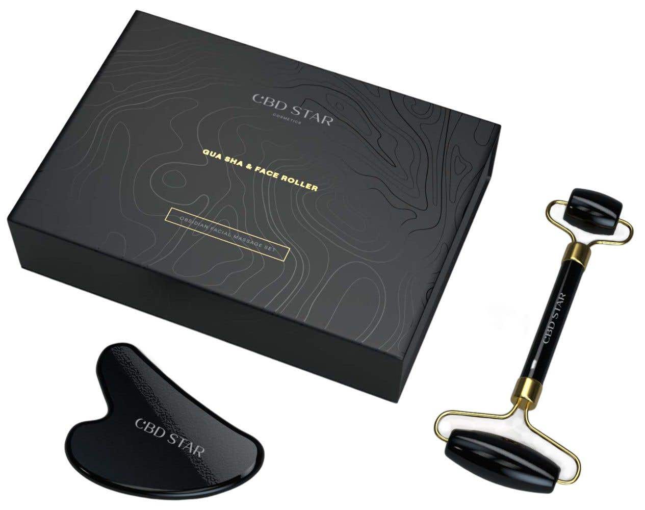 CBD Star Gua Sha & Face Roller 1 ks