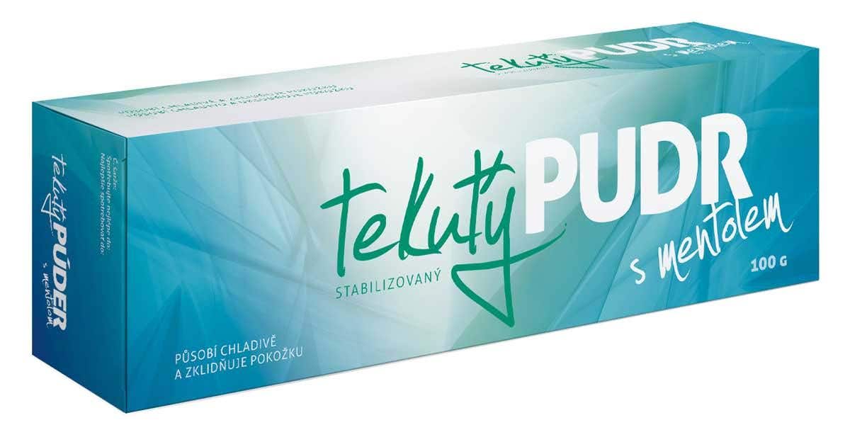 HBF Tekutý pudr s mentholem 100 g