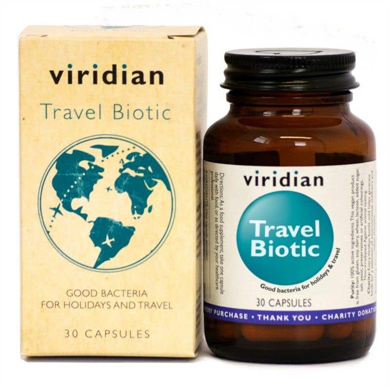 Viridian Travel Biotic - Cestovní směs probiotik 30 kapslí
