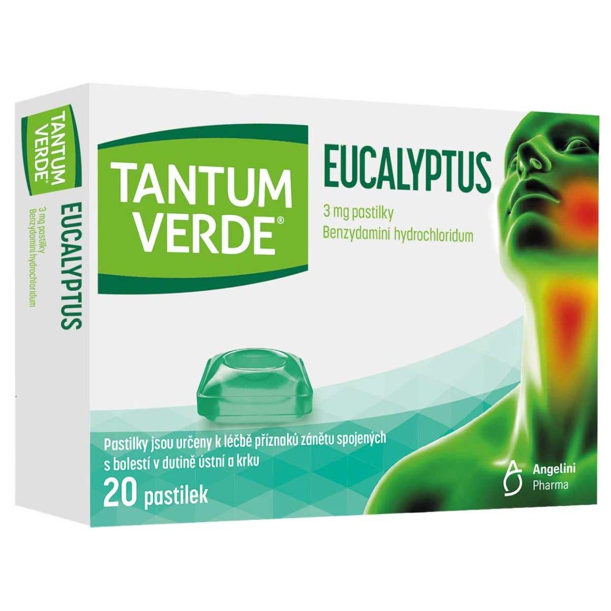 Tantum Verde Eucalyptus 20 pastilek