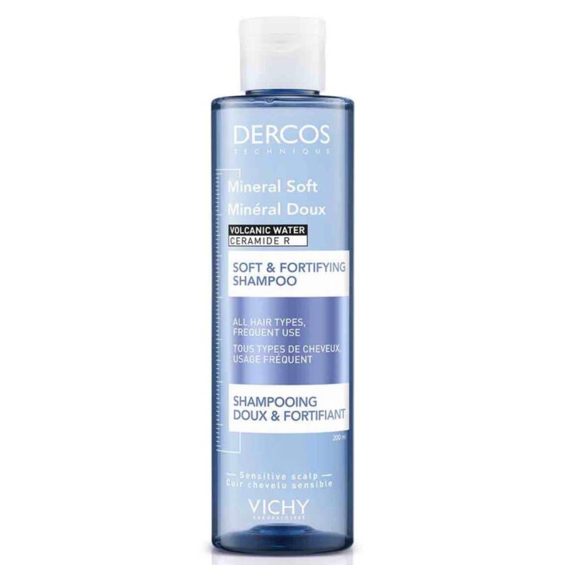 Vichy Dercos Mineral Soft Jemný a posilující šampon 200 ml