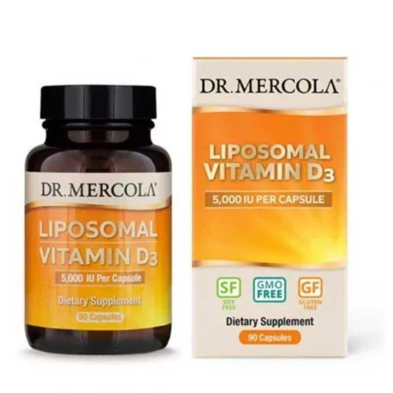 Dr. Mercola Vitamín D 5000 IU liposomální 90 kapslí