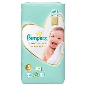 Pampers Premium Care velikost 5 (Junior) 11-18 kg 58ks