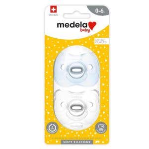 Medela Baby mäkký celosilikónový cumlík Boy 0-6m 2 ks