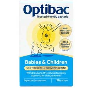 Optibac Babies and Children Probiotika pro miminka a děti 30x1,5 g sáčků